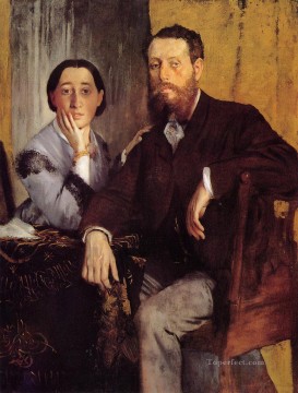 Edgar Degas Painting - Edmundo y Teresa Morbilli Edgar Degas